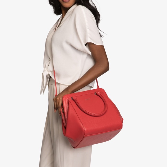 Matt & Nat SHEENAN Vegan Leather Doctor Bag / Purse/ Handbag Beige - Picture 8 of 8